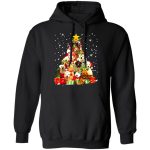 Golden Retriever Christmas Tree sweatshirt 3