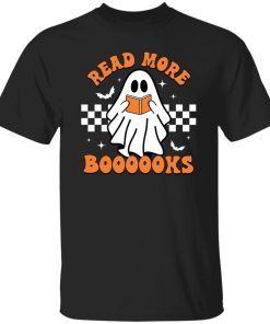 Halloween ghost read more books shirt