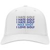 I hate golf nice shot i love golf hat cap