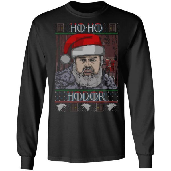 Ho Ho Hodor Face Sweater Shirt