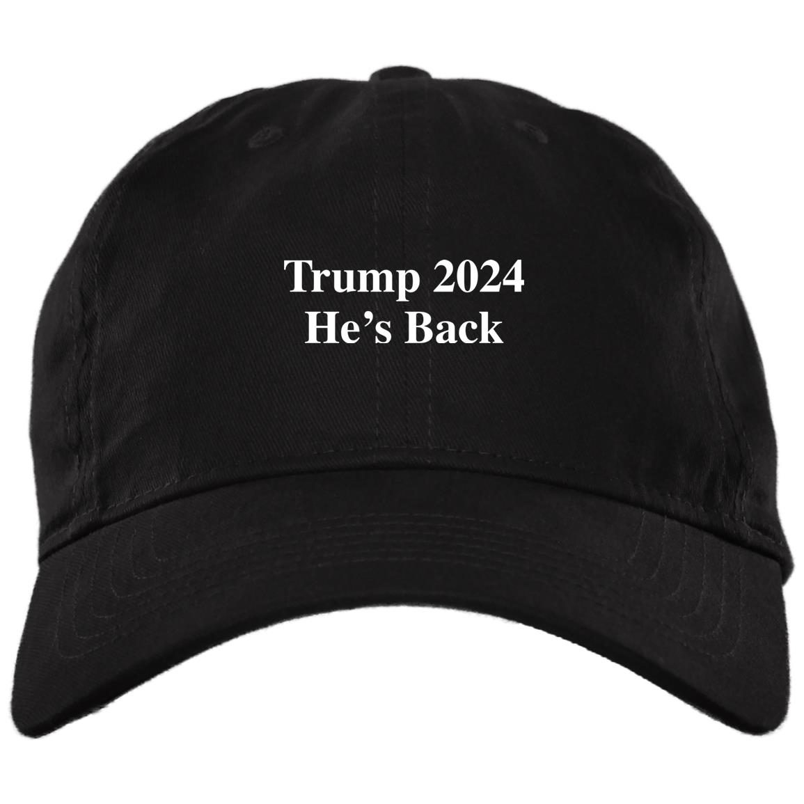 Tr*mp 2024 he is back hat cap