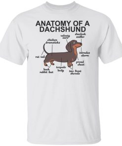 Anatomy of a dachshund shirt