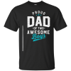 Mens Proud Dad Of Two Awesome Boys Fathers Day Shirt Father's Day shirt