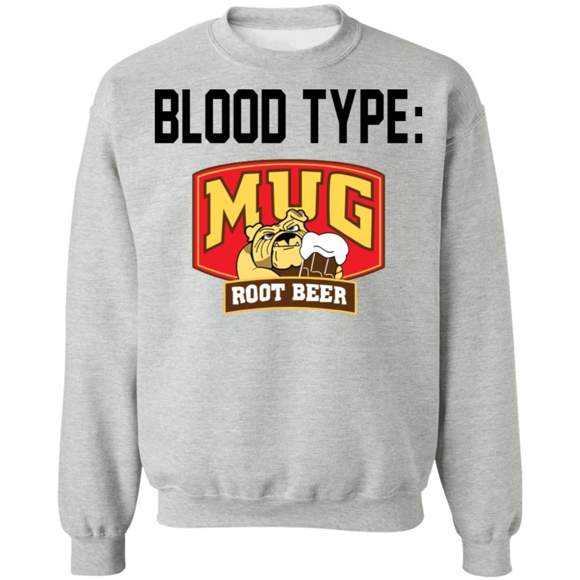 Pit Bull Blood Type Mug Root Beer shirt
