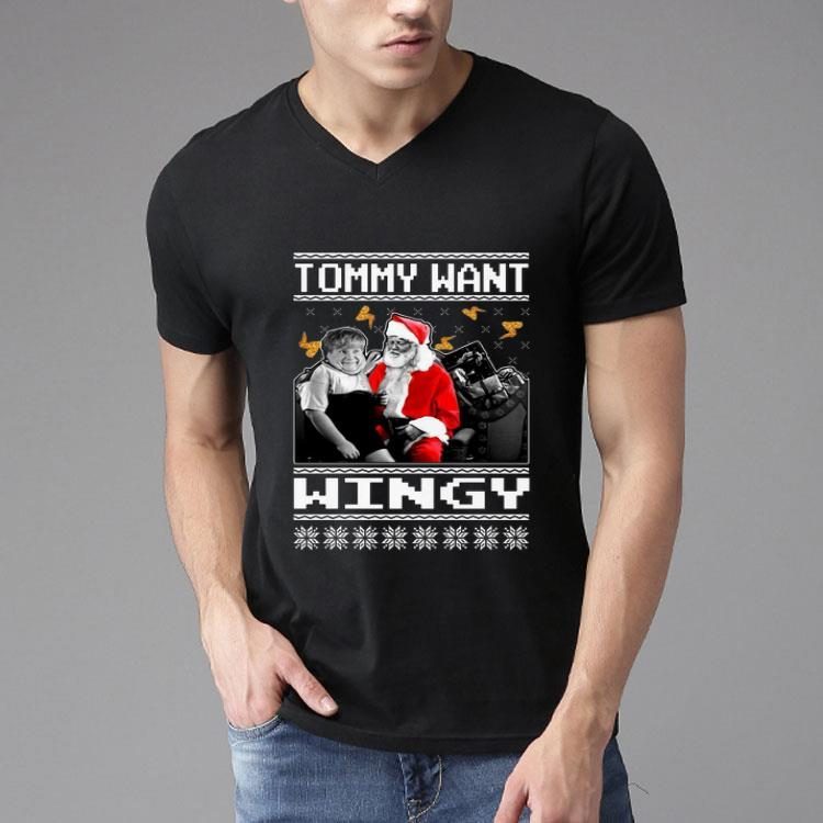 Tommy Want Wingy Christmas sweater