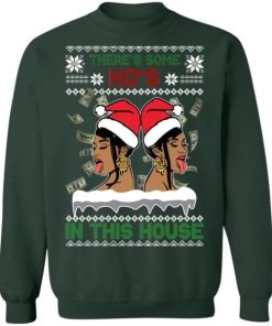 Cardi B Theres Some Hos In This House Christmas Sweater .jpeg