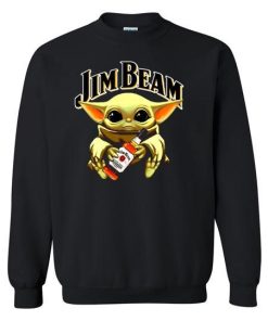 Baby Yoda Hug Jim Beam