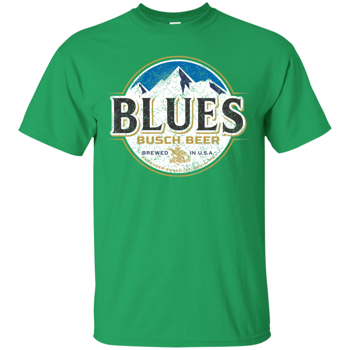 Blues Busch Light Beer Shirt