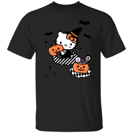 Hello Kitty Trick Or Treat Halloween Shirt