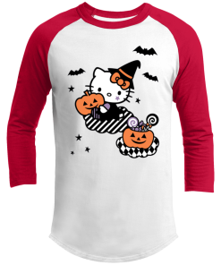 Hello Kitty Trick Or Treat Halloween Shirt Ls