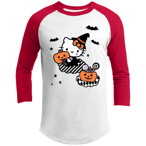 Hello Kitty Trick Or Treat Halloween Shirt Ls