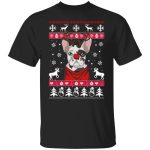 Bulldog With Antlers Christmas Sweater 3