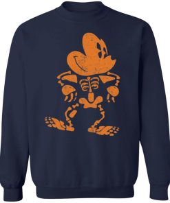 Disney Mickey Mouse Halloween Skeleton Tshirt