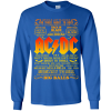 Ac Dc Whole Lotta Rosie For Those About To Rock Shirt Ls